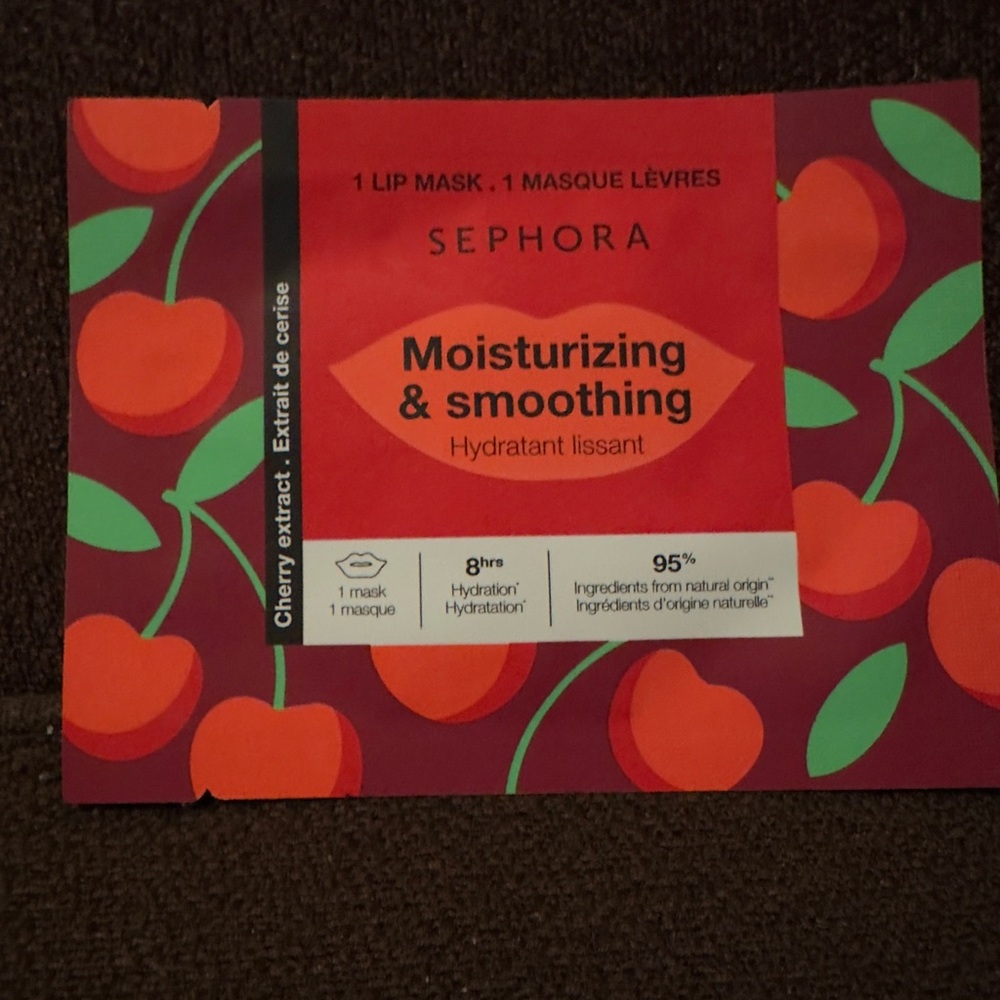 BRAND NEW WITH TAGS Sephora Cherry Lip Mask - Moisturizing & Smoothing.